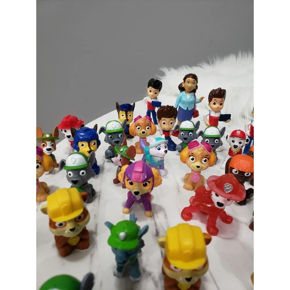 Lot 40 Paw Patrol Nickelodeon Nick Jr Figure Dog Toy Mixed Rider Chase Marshall